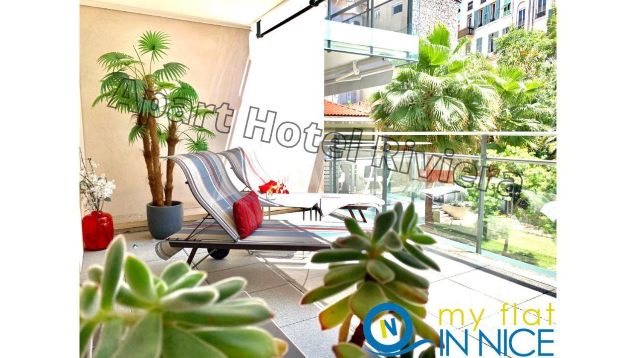 ApartHotel Riviera - Coeur Nice - Grand Superieur Studio AC - Incroyable Terrasse - Garden View - Terrasse Jardin Pastorelli Esterno foto